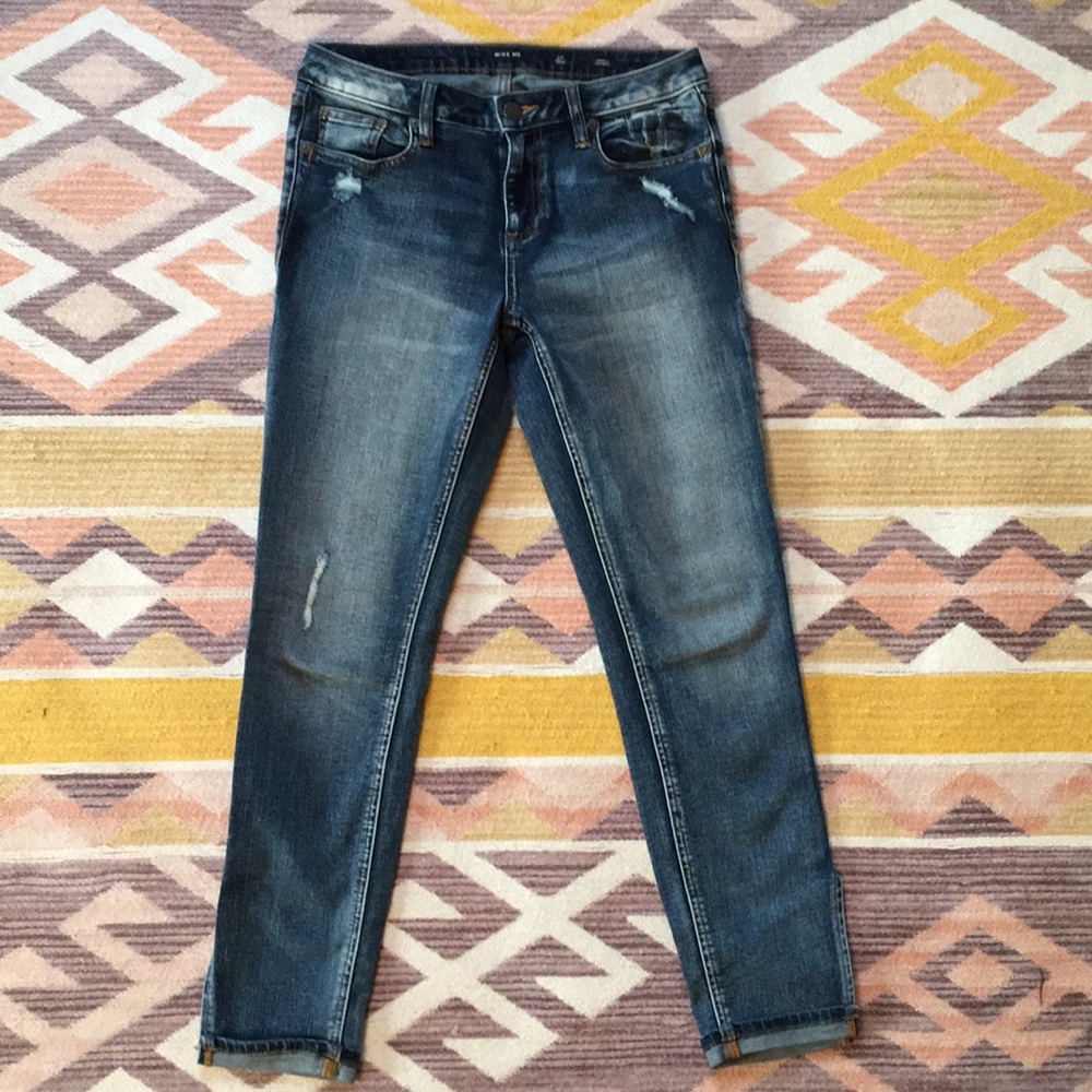 Miss Me Vintage Ankle Skinny Jeans- Size 27